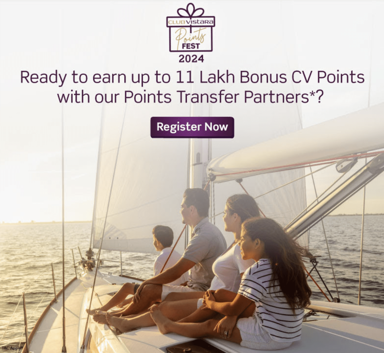 Vistara 40% Bonus Offer