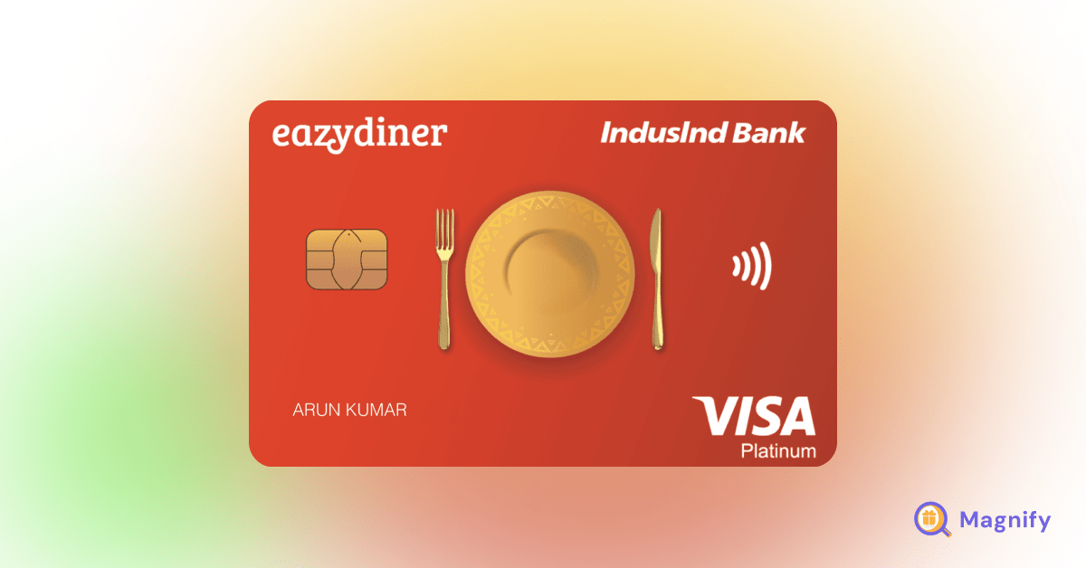 Eazydiner IndusInd Platinum Credit Card