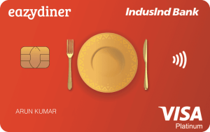 EazyDiner IndusInd Platinum Credit Card