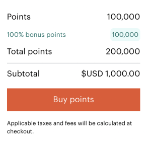 Buy IHG Points