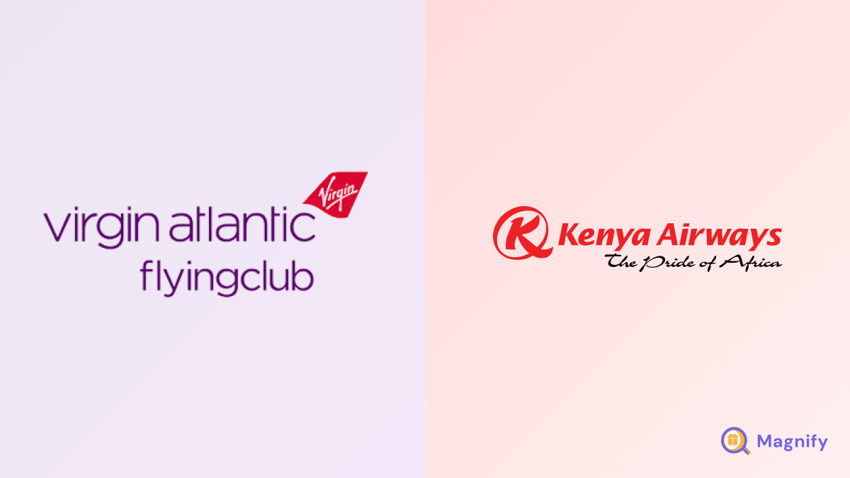 Virgin Atlantic Flying Club Points for Kenya Airways