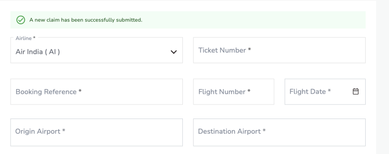 Air India Retro Claim Section